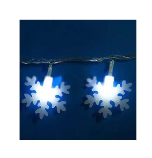 гирлянда светодиодная «снежинки-2» uld-s0700-050/dta white ip20 snowflakes-2 с контроллером 50led (дл.7м) uniel 7935 от BTSprom.by