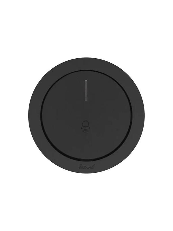  Кнопка звонка СП OSEN с подсветкой механизм черн. бархат LEZARD 743-4288-108 фото в каталоге от BTSprom.by