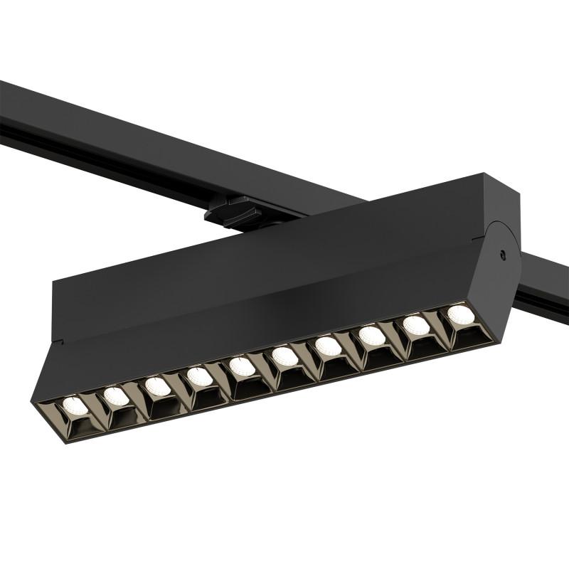 светильник трековый edder 20вт 3000к ip20 220в l271мм 30град. 1ф поворотн. со светодиодом алюм. черн. denkirs 717778 от BTSprom.by
