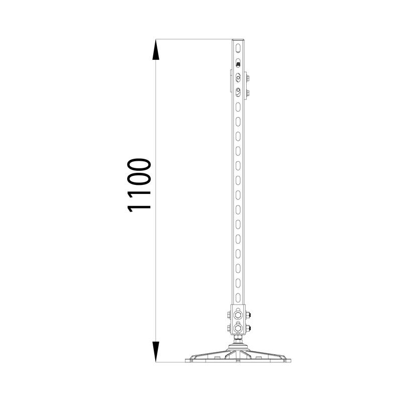  Конструкция опорная для горизонт. прямоугол. воздуховодов и метал. лотков кабеленесущих систем TECHNORAPTOR FOOT 3000х1000 HD КМ TR0292 фото в каталоге от BTSprom.by