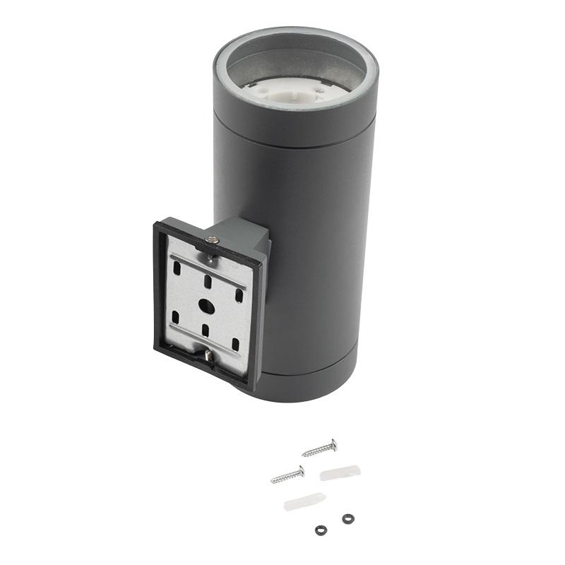  Светильник PWL 20590 GX53-2 GR 230В IP65 под лампу GX53 архитектурный JazzWay 5065130 фото в каталоге от BTSprom.by