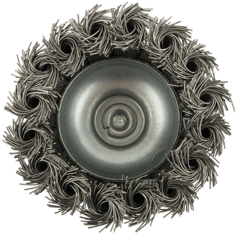  Корщетка чашечная со шпилькой стальная витая проволока 65мм КУРС 38477 фото в каталоге от BTSprom.by