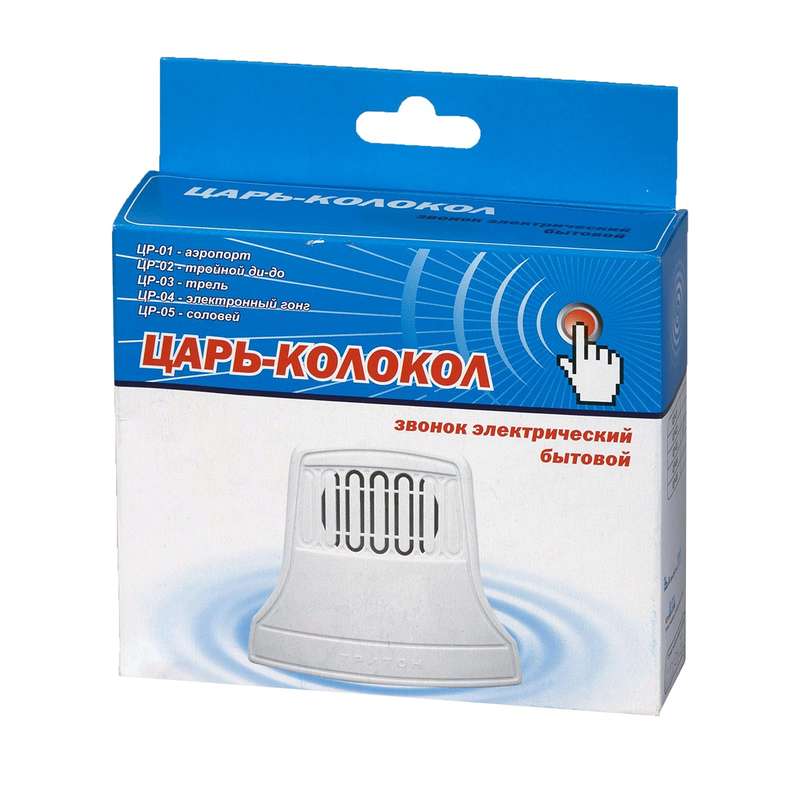  Звонок проводной Царь-колокол электронный гонг 220В 80-90дБА бел. Тритон ЦР-04 фото в каталоге от BTSprom.by