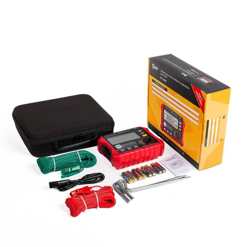  Измеритель сопротивления заземления цифровой KT 2302 "PROLINE" КВТ 87240 фото в каталоге от BTSprom.by