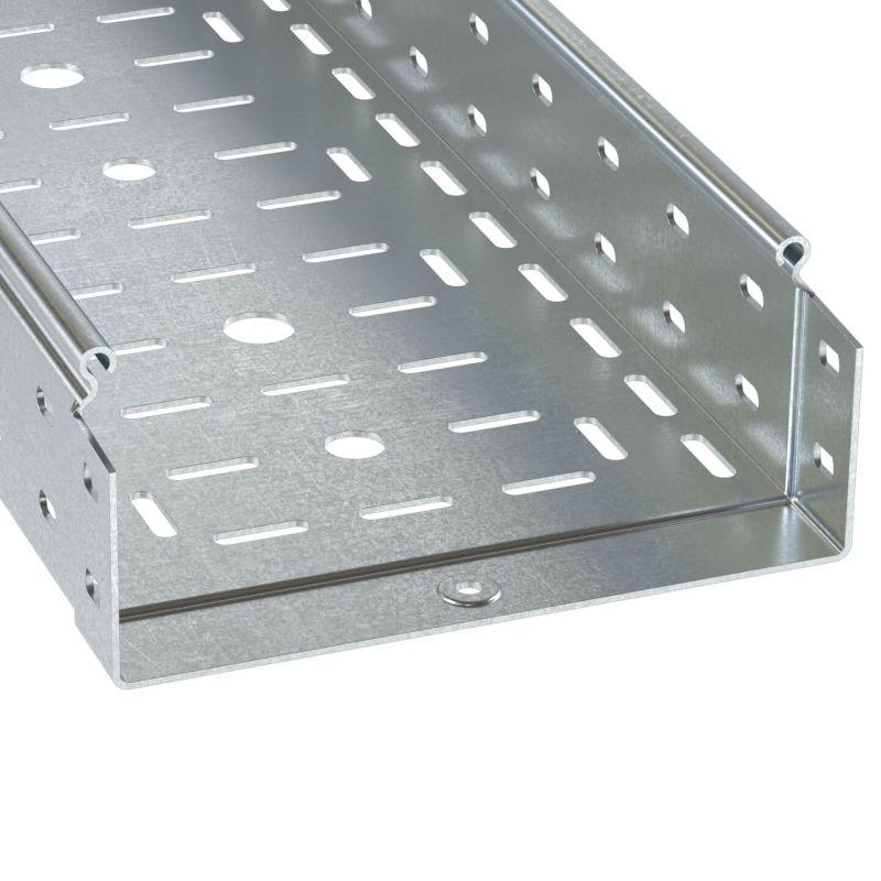 Лоток листовой перфорированный 100х80 L3000 сталь 1мм DKC 3530210 от BTSprom.by