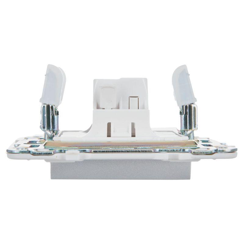  Выключатель 1-кл. SKANDY 10А SK-V01S серебр. IEK SK-V10-0-10-K23 фото в каталоге от BTSprom.by