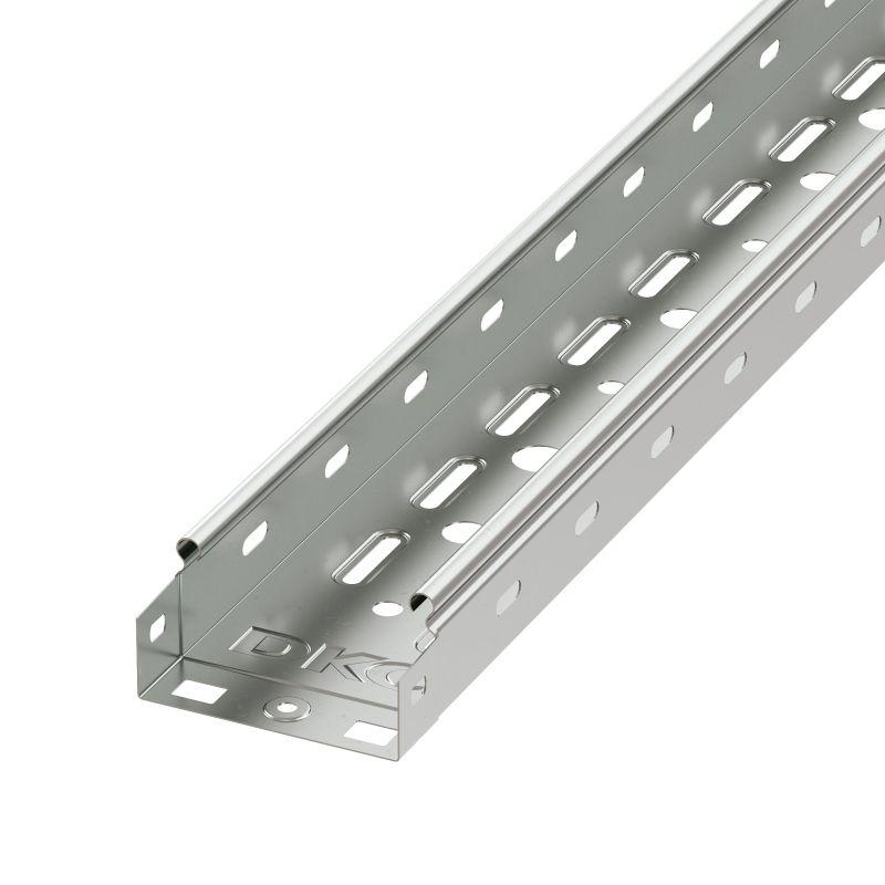 Лоток листовой перфорированный 100х50 L2000 сталь 0.7мм цинк-ламель DKC 35252ZL от BTSprom.by