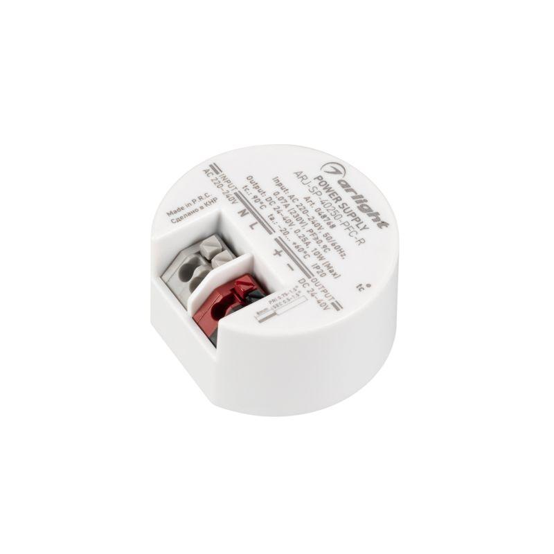 блок питания arj-sp-40250-pfc-r 24-40в 250ма 10вт ip20 пластик arlight 048768 от BTSprom.by