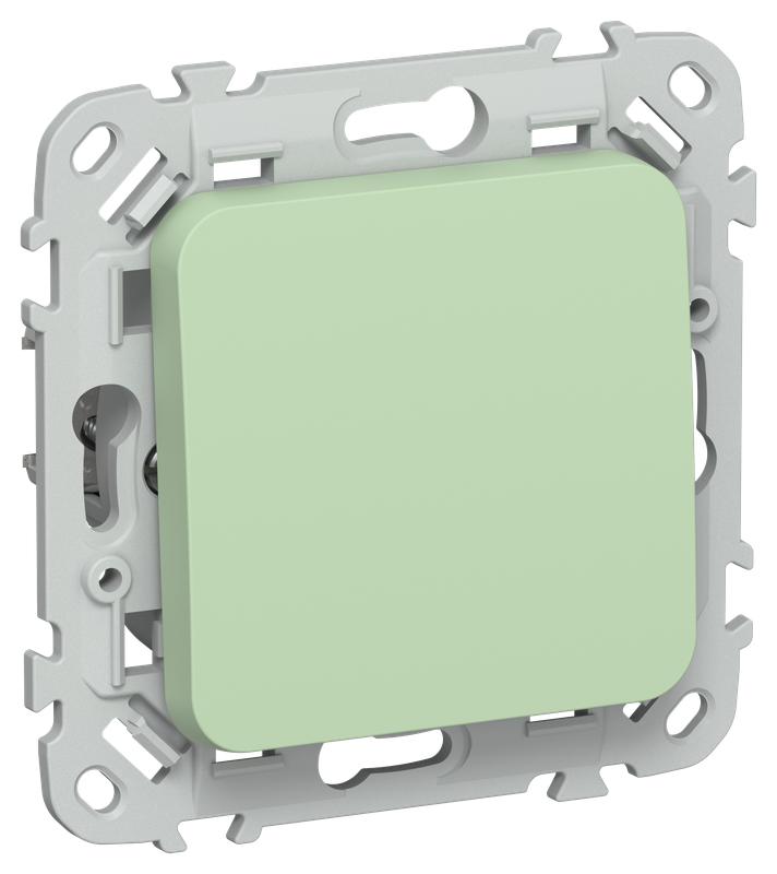 выключатель кнопочный проходной 1-кл. сп flite вс61-2-0-флф 10а механизм фисташк. iek fi-v18-0-10-1-k93 от BTSprom.by