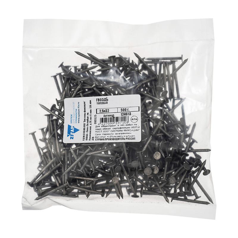 гвоздь толевый 2.5х32 (уп.0.5кг) tech-krep/zitar 124613 от BTSprom.by