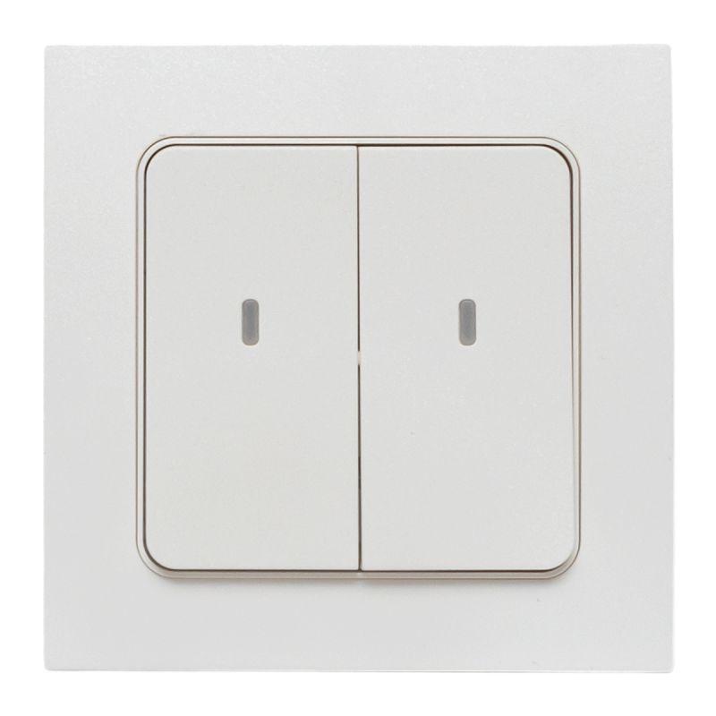 выключатель 2-кл. стокгольм умный беспроводной бел. zigbee сonnect ekf rcv-st2-ws-zb от BTSprom.by