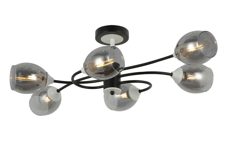 светильник подвесной mystic 6х60вт e27 ip20 freya fr5227pl-06b от BTSprom.by