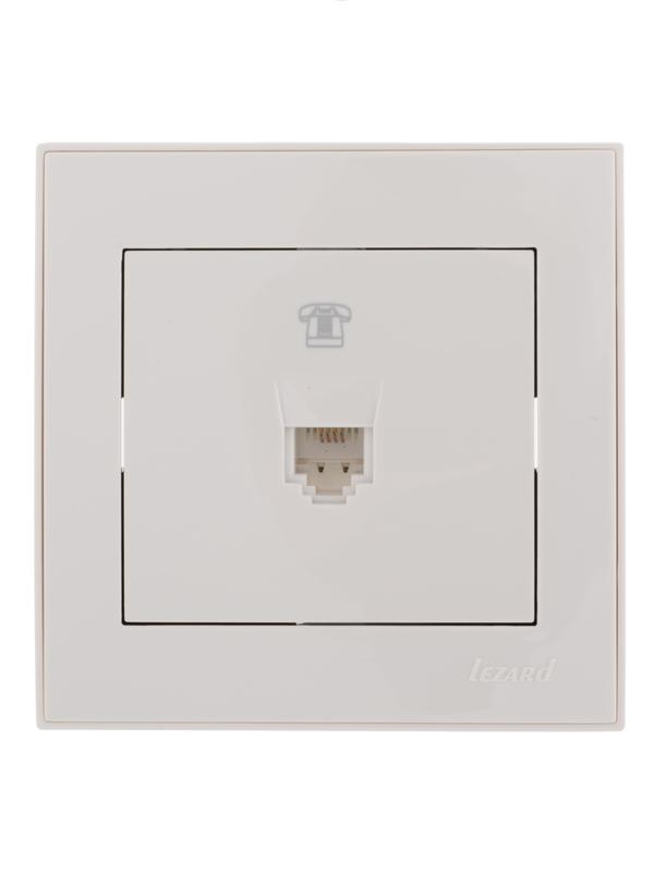 розетка телефонная сп rain rj11 бел. lezard 703-0202-137 от BTSprom.by