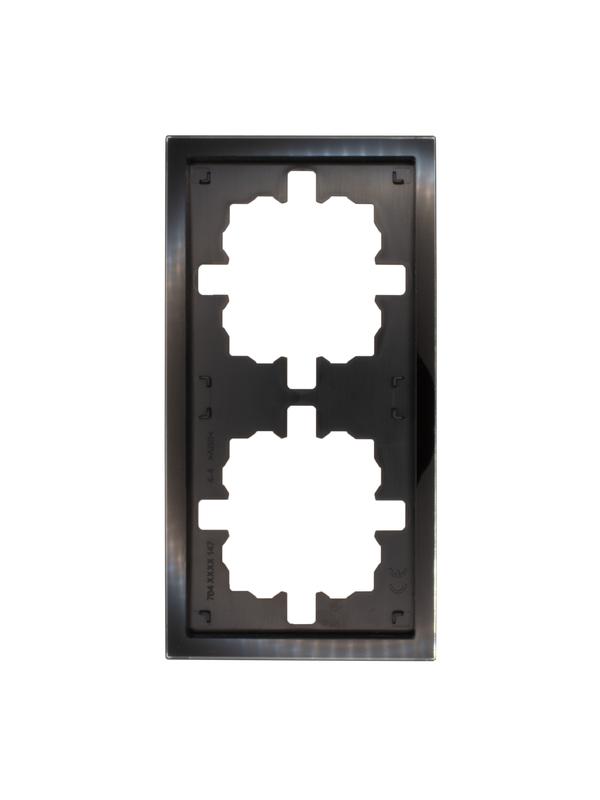 рамка 2-м zima универс. акрил. черн. lezard 704-5880-147 от BTSprom.by