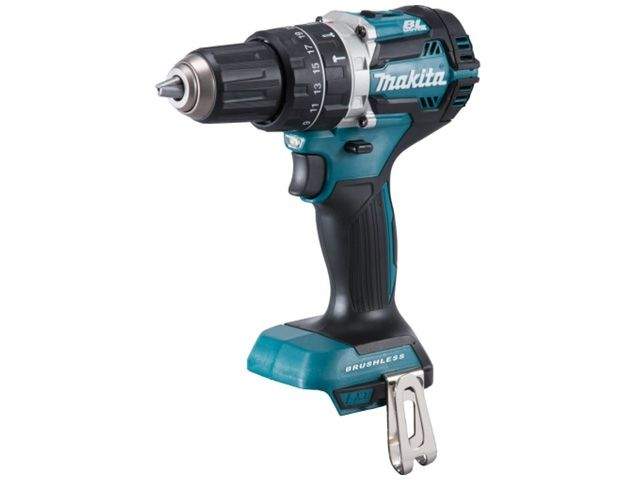 аккум. ударная дрель-шуруповерт makita lxt dhp 484 z в кор. (18.0 в, без аккумулятора, 2 скор., 54 нм, шурупы до 10 мм, сверление в металле до 13 мм) от BTSprom.by