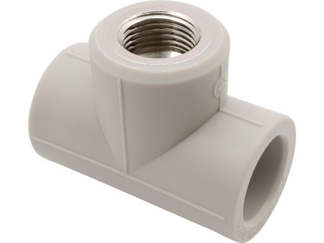 тройник пп комб. вн. 25х1/2", сер. fv plast (под заказ кратно коробкам) aa222025012 от BTSprom.by