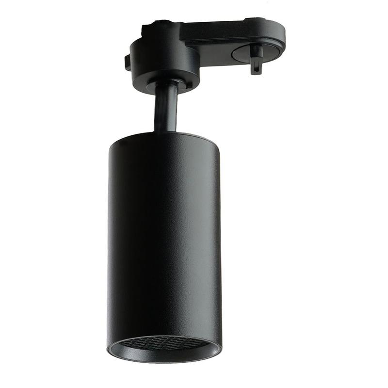 светильник светодиодный трековый на шинопровод 10вт 800лм 4000к черн. 35град. al128 со встроенным драйвером с антибликовой решеткой feron 48917 от BTSprom.by