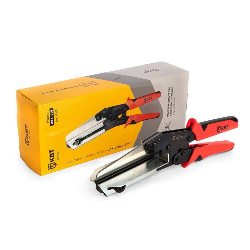  Ножницы для резки коробов и кабель-каналов НКК-110 "Пеликан" КВТ 79823 фото в каталоге от BTSprom.by