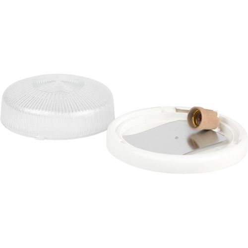  Светильник "Рондо" НБО 05-100-001 max 100Вт E27 IP44 круг с ободком пласт./стекл. бел. Эра Б0053071 фото в каталоге от BTSprom.by