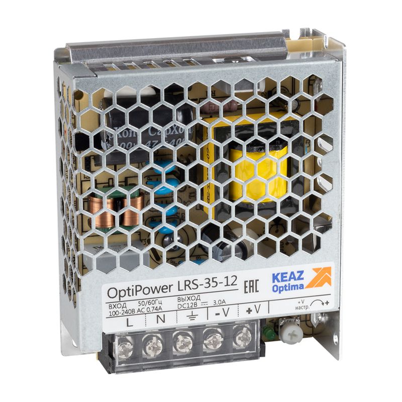  Блок питания панельный LRS 35-12 3A КЭАЗ 328864 фото в каталоге от BTSprom.by