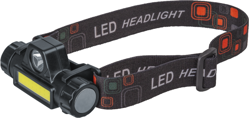 фонарь светодиодный налобный 90 857 opt-h01-accu 1cree led 5вт+1cob 3вт 2реж. li-ion онлайт 90857 от BTSprom.by