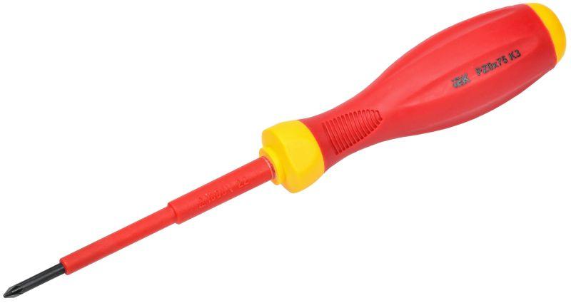 отвертка диэлектрическая крестовая pz0х75 k3 1000в arma2l 3 iek a2l3-sc30-k3-pz-00-075 от BTSprom.by