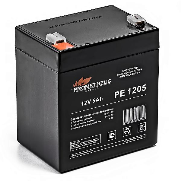 аккумулятор 12в 5а.ч pe1205 prometheus energy нф-00003153 от BTSprom.by