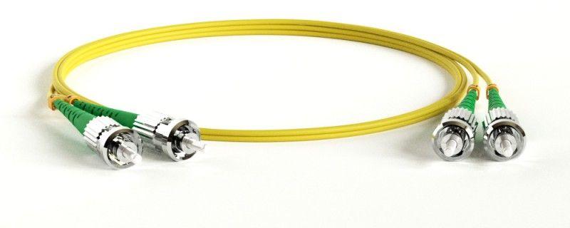 патч-корд fc-d2-9-st/ar-st/ar-h-1m-lszh-yl волоконно-оптический (шнур) sm 9/125 (os2) st/apc-st/apc 2мм duplex lszh 1м hyperline 238491 от BTSprom.by