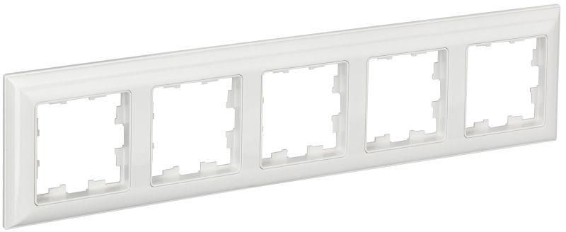 рамка 5-м brite ру-5-бр бел./бел. iek br-m52-12-k01 от BTSprom.by