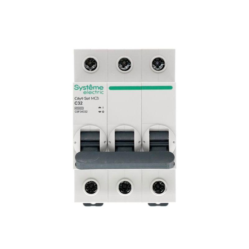  Выключатель автоматический модульный 3п C 32А 4.5кА City9 Set 400В SE C9F34332 фото в каталоге от BTSprom.by
