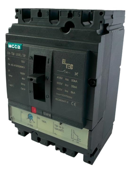  Выключатель автоматический MCCB BA-TM-160L/3P 16А (термомагнитый ТМ ICU:50KA) ELTEC 1200016 фото в каталоге от BTSprom.by