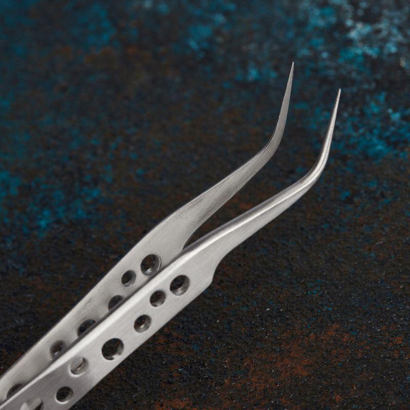  Пинцет изогнутый узкий 120мм Airy (блист.) Rexant 12-0385 фото в каталоге от BTSprom.by