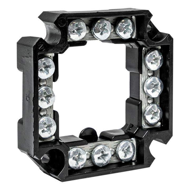 клеммник для распаячных и универсальных коробок шаг крепления 60мм proxima ekf plc-020-017 от BTSprom.by