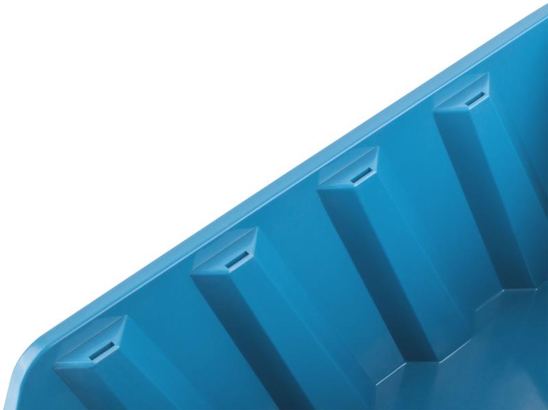  Лоток для крепежа пластиковый 375х225х160мм син. MOS 65699М фото в каталоге от BTSprom.by