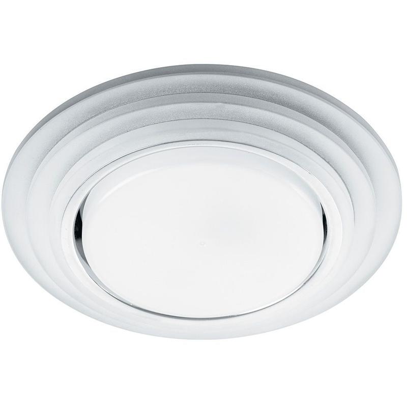 светильник встраиваемый со светодиодной подсветкой 20ledх2835 smd 4000к 15вт gx53 без лампы матов. хром cd5023 круг с драйвером в комплекте feron 40522 от BTSprom.by