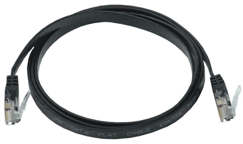 патч-корд кат.6 utp плоский 5м черн. itk pc09-c06u-5m-fl от BTSprom.by
