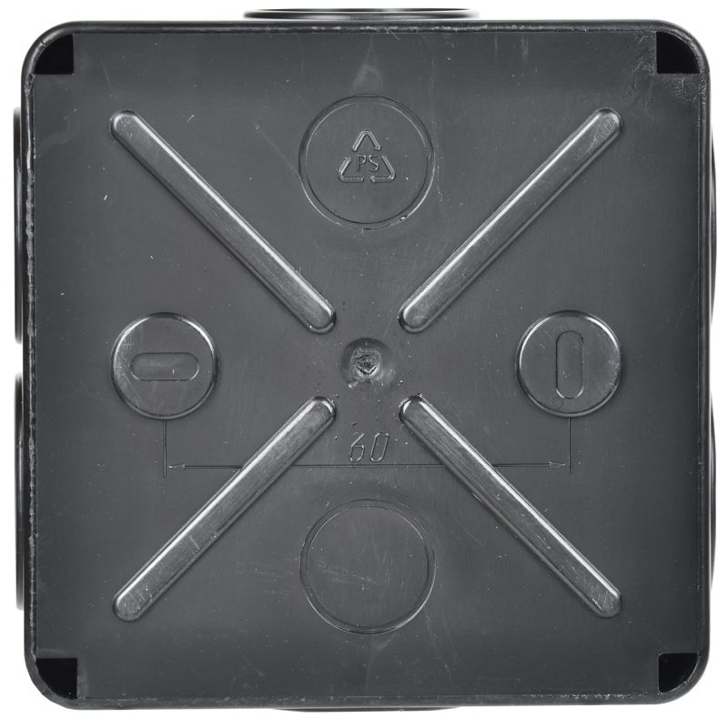  Коробка распаячная КМ41233 100х100х50мм IP44 6 вводов черн. IEK UKO11-100-100-050-K02-44 фото в каталоге от BTSprom.by