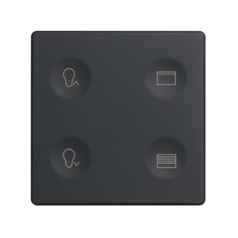 выключатель сенсорный 4-кл. сп simon 82 sense ip20 с тематич. маркир. т3 графит simon 8000645-038 от BTSprom.by