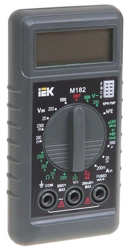 мультиметр цифровой compact m182 iek tmd-1s-182 от BTSprom.by