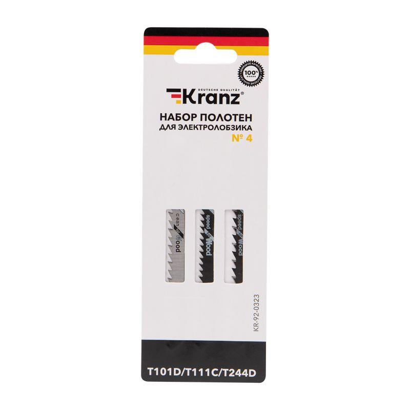  Набор полотен для электролобзика № 4 T101D/T111C/T244D 3шт Kranz KR-92-0323 фото в каталоге от BTSprom.by