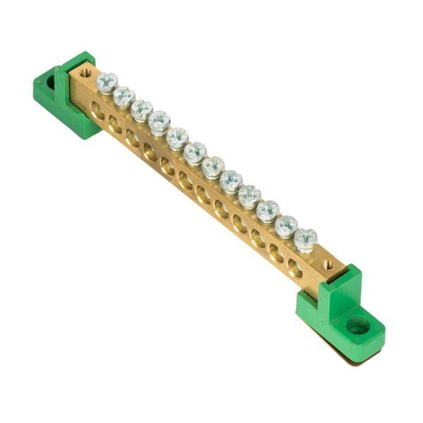 шина нулевая pe 8х12 12 отвер. латунь с контактной пластиной 2 зел. угловых изолятора proxima ekf sn0-125-12-2-pe от BTSprom.by шина нулевая pe 8х12 12 отвер. латунь с контактной пластиной 2 зел. угловых изолятора proxima ekf sn0-125-12-2-pe от BTSprom.by