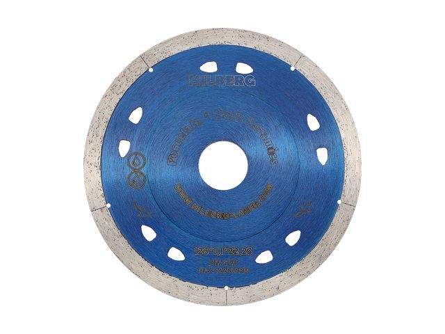 алмазный круг 125х22 мм по керамике сплошн.ультратонкий  hilberg (1,1 мм) от BTSprom.by