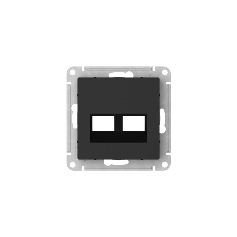  Накладка двойная AtlasDesign для информационных функций типа Keystone карбон SE ATN001090 фото в каталоге от BTSprom.by