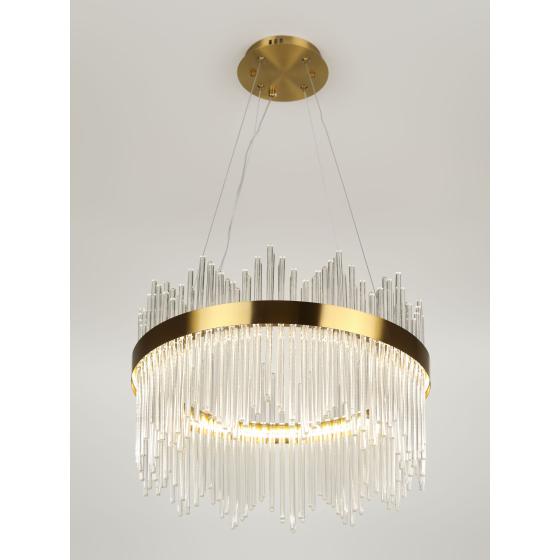 люстра светодиодная gwen 6192-201 подвесная 3000-6300к 112вт с пультом rivoli б0069937 от BTSprom.by