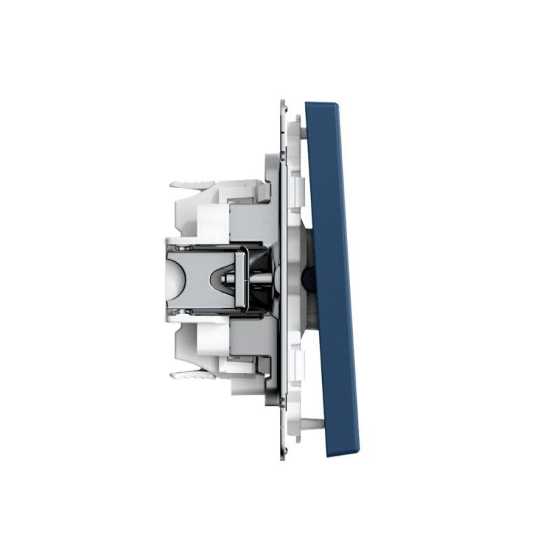  Переключатель перекрестный ArtGallery 10AX быстрозажим. клем. механизм аквамарин SE GAL001171S фото в каталоге от BTSprom.by