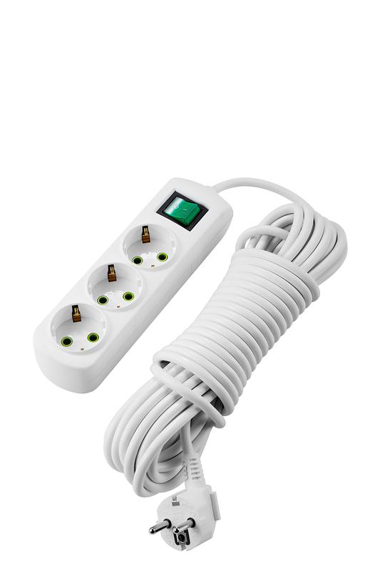 удлинитель 3х5м с заземл. letitia с выкл. lezard 721-0305-302 от BTSprom.by