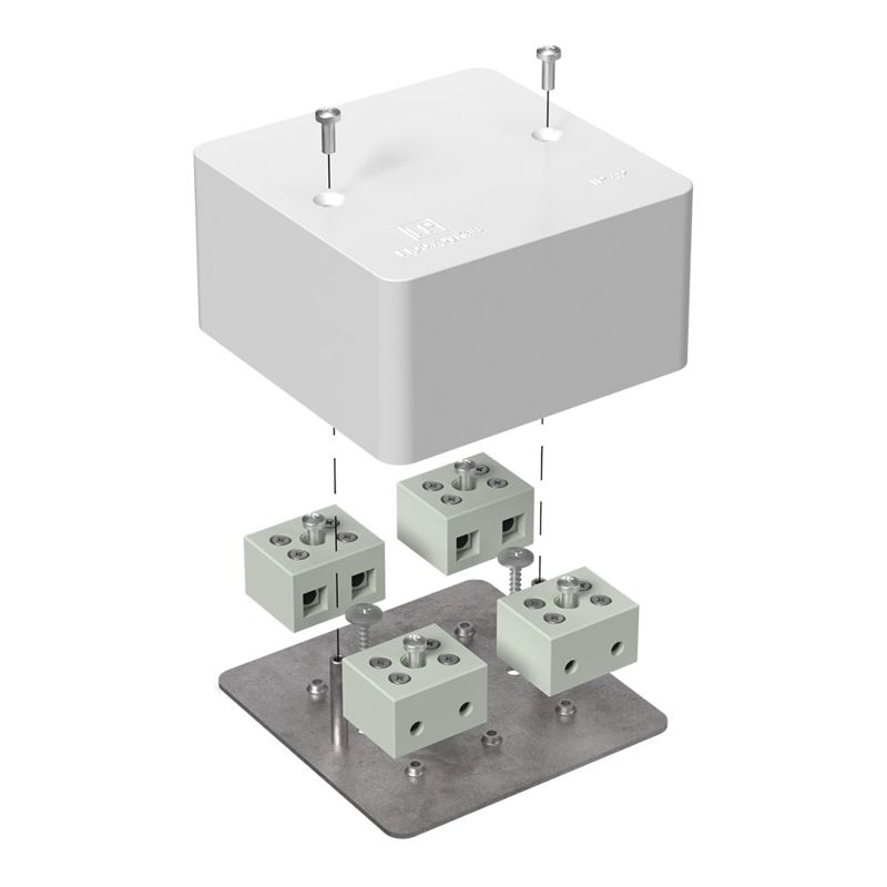 коробка огнестойкая для кабель-канала 40-0460-fr10.0-8 е15-е120 85х85х45 промрукав 40-0460-fr10.0-8 от BTSprom.by