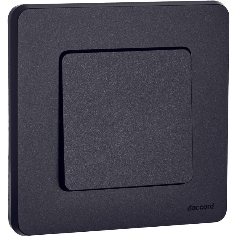  Переключатель 1-кл. Inspiria 10А IP20 250В 10AX механизм антрацит IEK 673653 фото в каталоге от BTSprom.by