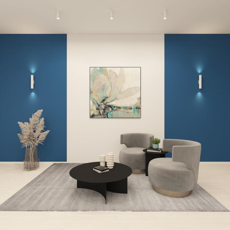  Светильник 15Вт 2xGU10 IP20 LED настен. алюм. бел. DENKIRS 723063 фото в каталоге от BTSprom.by