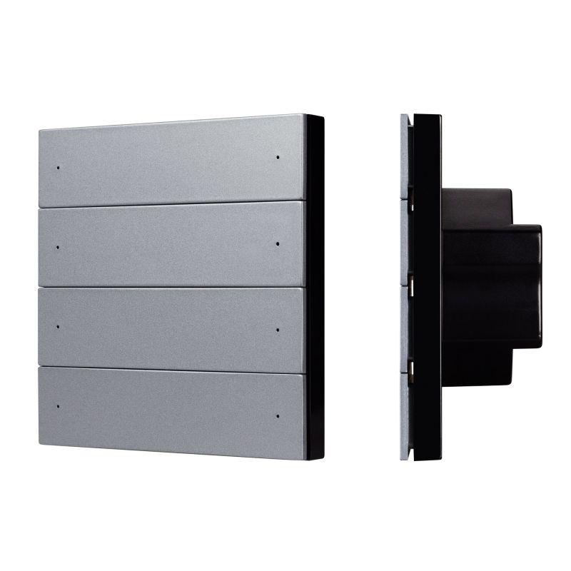 панель кнопочная smart-zb-801-22-1g-8sc-multi-in silver 230в ip20 пластик intelligent arlight 055487 от BTSprom.by